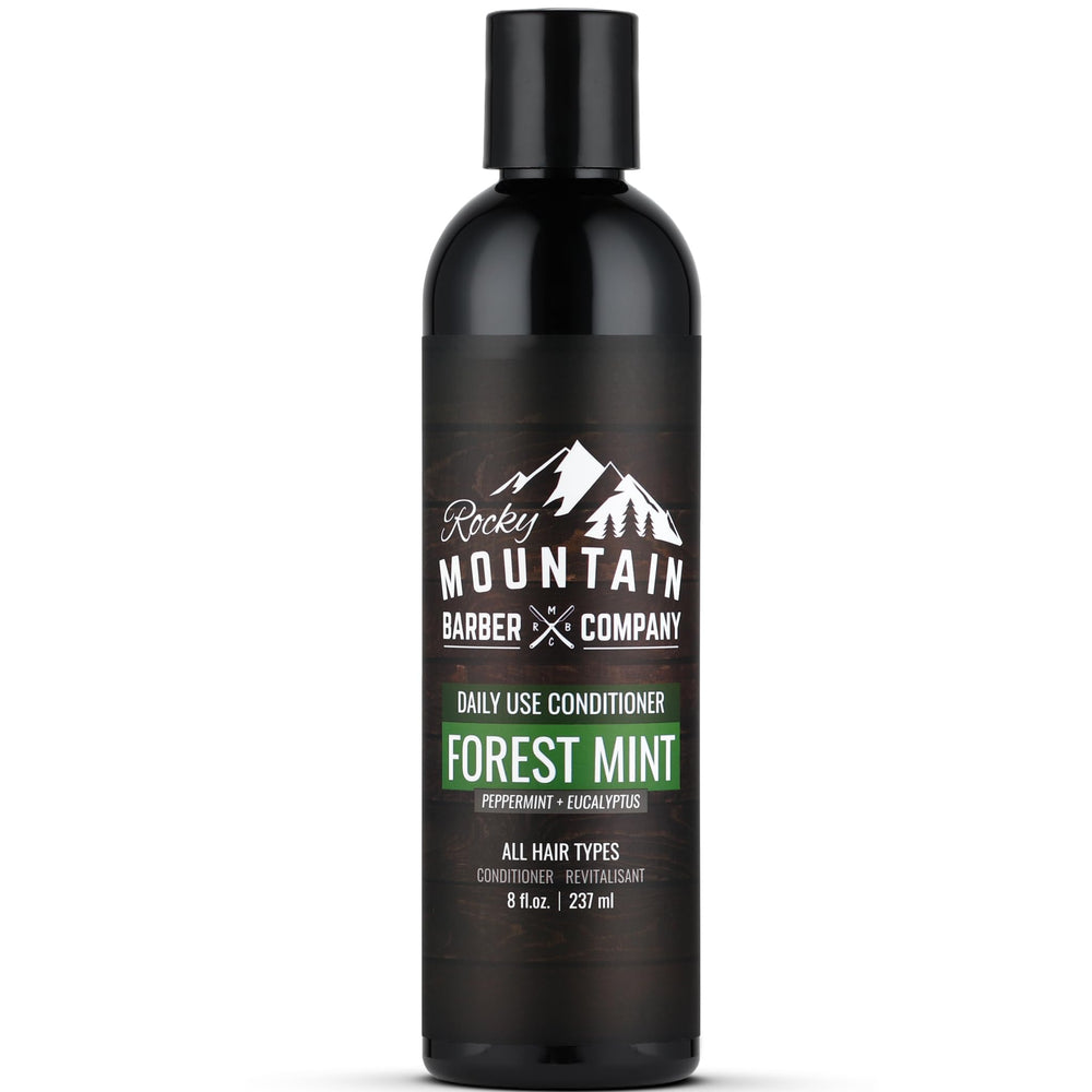 Condicionador Rocky Mountain Barber Company aroma arbol de te para cabello suave e hidratado