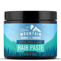 Pasta Rocky Mountain Barber Company 4 oz frasco para peinados simples y duraderos
