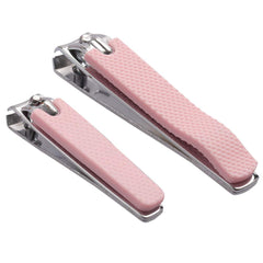 Rocutus nail clippers set in pink packaging offers compact travel grooming