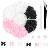 RODAKY lazo 3D para uñas en rosa, ideal para realzar diseños elegantes.