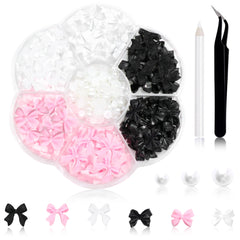 RODAKY lazo 3D para uñas en rosa, ideal para realzar diseños elegantes.