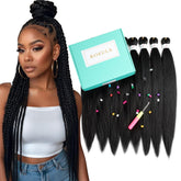 Roeula pre-stretched braiding hair 20 inch pack8 with natural look and soft touch for long-lasting wear.