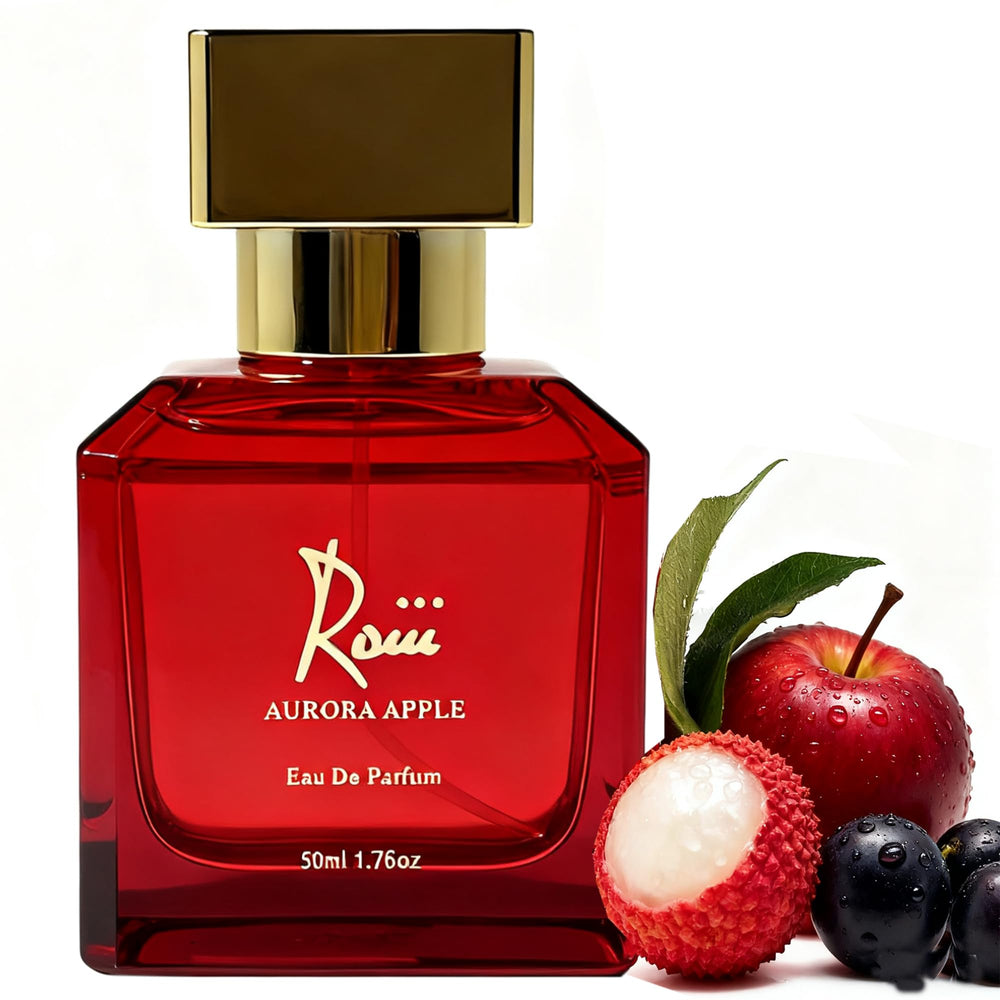 Roiii Aurora bottle front view for everyday elegance.
