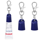Rolitwils keychain holder for Aquaphor Lip Repair keeps balm within easy reach.