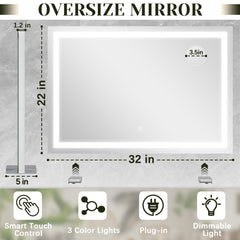 ROLOVE color temperature control with warm natural and cool modes for versatile lighting.