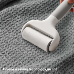 Detalle del tejido absorbente de microfibra de la toalla ROLSHOL.