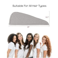 Rolshol turbante para cabello con cierre de broche mantiene fijado.