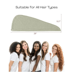 ROLSHOL turbante para cabello rizado, secado cómodo y sin encrespamiento
