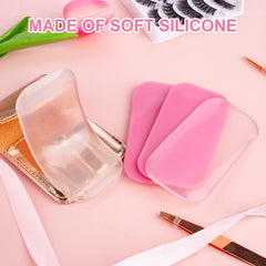 Rolybag washable and reusable pad simplifies cleanup after eyelash work.
