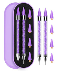 Rolybag rhinestone picker tool with double head for precise placement.