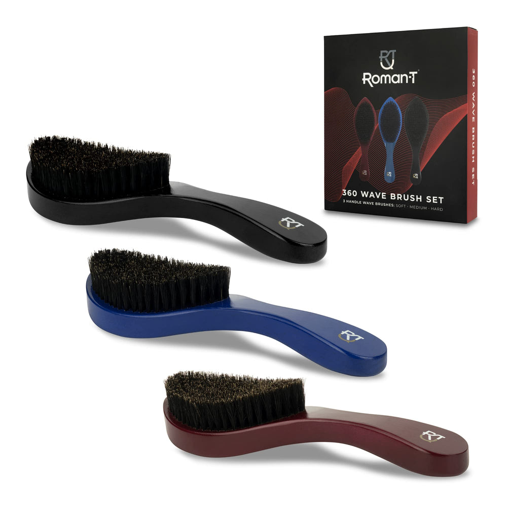 Roman-T 360 Wave Brush Soft bristles for gentle wave shaping.