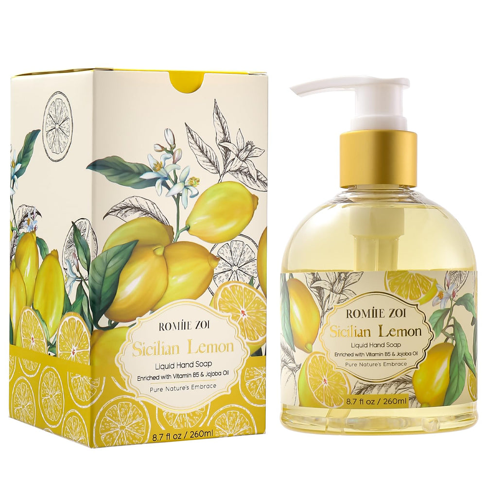 ROMIIE ZOI lemon gift box front view, ideal for gifting occasions.