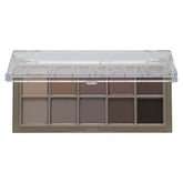 rom&nd Paleta 102g Jardín de Niebla Polvorienta con 10 sombras cálidas para pigmentación intensa.