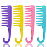 Ronchall wide-tooth comb set in four colors for gentle detangling.