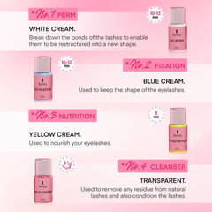 RONKIE Lash Lift Kit glue bottle for precise, clean application at home.
