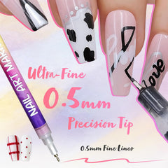 RONYUTON Waterproof fast-drying formula keeps vibrant color during wear.