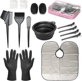 ROOHUA hair dye kit storage bag keeps tools organized for easy access