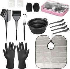 ROOHUA hair dye kit storage bag keeps tools organized for easy access