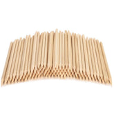 Roomir orange sticks for nails with dual ends for precise cuticle care.