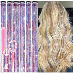 Rootoo Dreamy Colorful Hair Tinsel Kit adds instant sparkle for festivals and events