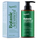 RootStim hair growth shampoo bottle showing thickening formula.