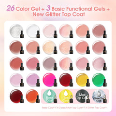 ROSALIND gel jelly con glitter para uñas con estilo y brillo.