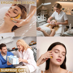 Rose Romee lymphatic drainage points massage for boosted circulation and puff reduction