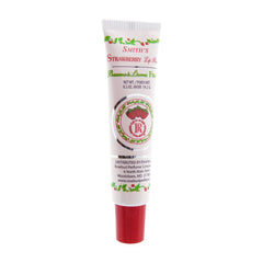 Rosebud Lip Balm Tube Strawberry 0.5 oz, travel-friendly for daily moisture.