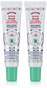 Bálsamo labial mentolado de Rosebud en tubo, humectante y refrescante para labios.