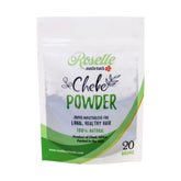 Roselle Naturals Chebe powder packaging from Chad, showcasing premium quality for reliable conditioning