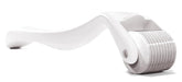 ROSELYNBOUTIQUE Derma Roller packaging close-up for at-home care and white finish.