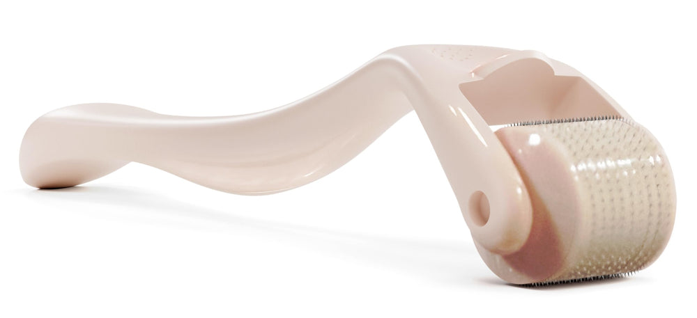 ROSELYNBOUTIQUE Derma Roller for the face with 0.3mm needles, designed for gentle facial care.