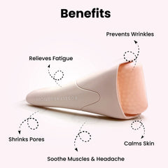 RoselynBoutique Ice Roller used on eyes to reduce puffiness.