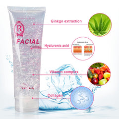 RoseVee gel deeply hydrates during skin treatments.