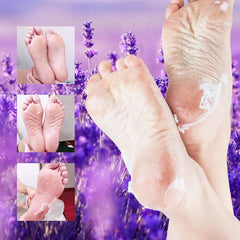 ROUSE Foot Peeling Mask ingredients lavender shea aloe for gentle exfoliation