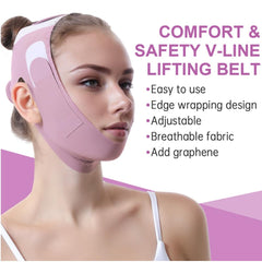 ROWMATE Graphene V-Line Mask ear-friendly design reduces pressure and leakage.