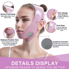 ROWMATE Graphene V-Line Mask lilac color variant for daily comfort and style.