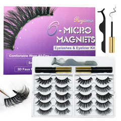 Royaomis cat-eye magnetic lashes offer dramatic natural enhancement for daily wear.