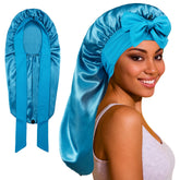 ROYBENS bonete largo de satén para dormir protege el cabello durante la noche