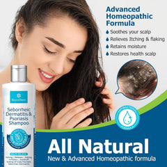 Roycederm seborrheic dermatitis shampoo label highlighting gentle, scalp-friendly cleanse.