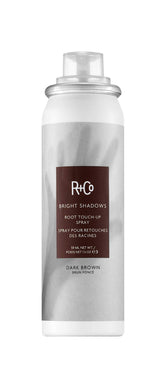 R+Co Bright Shadows bottle with mess-free spray for instant root coverage