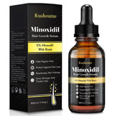 Ruahouine Cabello crecimiento serum frasco: facilita aplicación para estimular el crecimiento capilar.