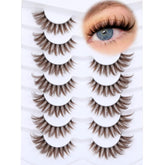 Ruairie brown lashes wispy cat eye for a natural daily look and comfort.