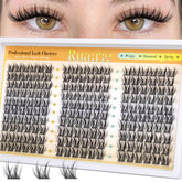 Ruairie manga lash clusters design enhances eye definition with separated spikes.