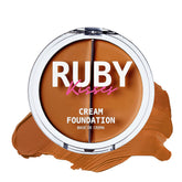 Ruby Kisses 3D Face Creator bottle close-up for long-wear foundation.