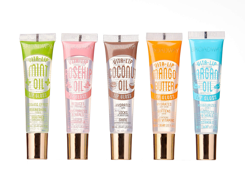 Ruby Kisses Broadway Vita-Lip gloss mint delivers lasting shine and hydration for daily lips