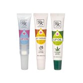 Ruby Kisses Hydrating Lip Oil in a clear bottle for deep moisture.