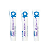 Rugby Laboratories benzoyl peroxide gel 10% bottle in a bright bathroom ready for nightly use.