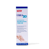 Rugby Laboratories urea 20% intensive hydrating cream tube deeply nourishes very dry skin.
