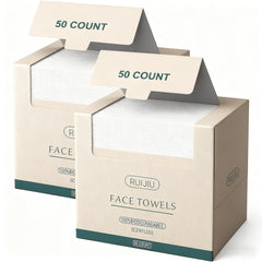 RUIJIU: toallas faciales desechables, paquete de 2 cajas, uso diario.